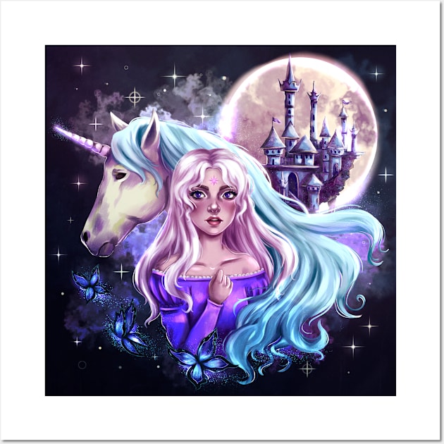 The Last Unicorn Wall Art by blueinjuly